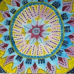mandala dotted large