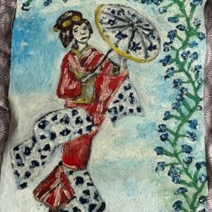 chinese lady with umbrella
