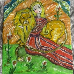 lady with lion